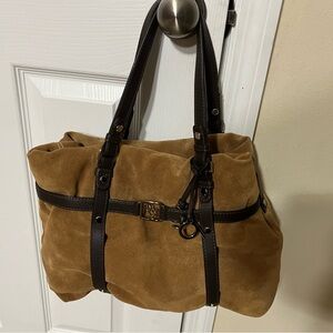 Purification Garcia leather (suede) light brown. Great price